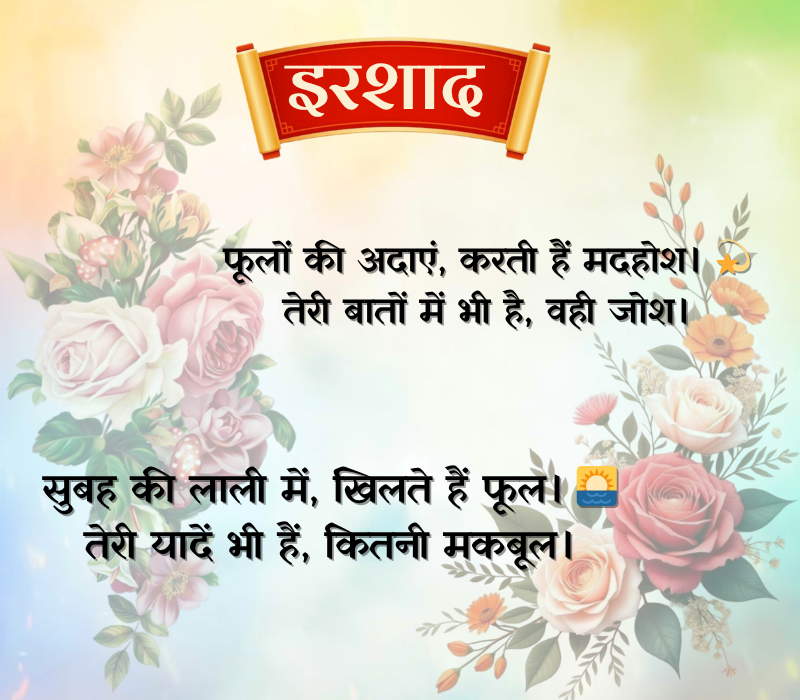 Flower Shayari