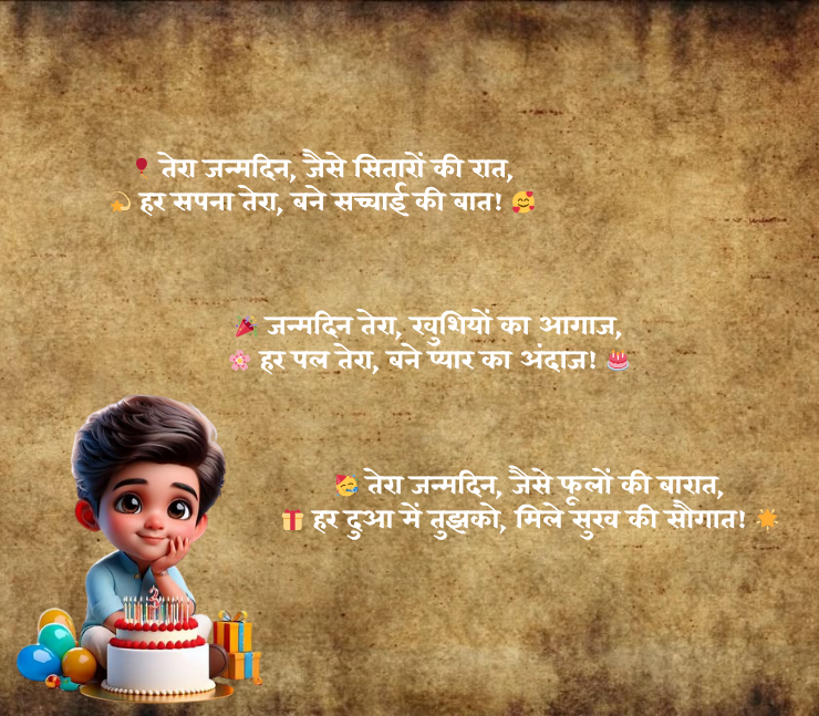 Birthday Shayari