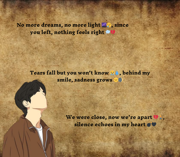 Sad shayari in english