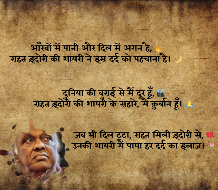 rahat indori shayari