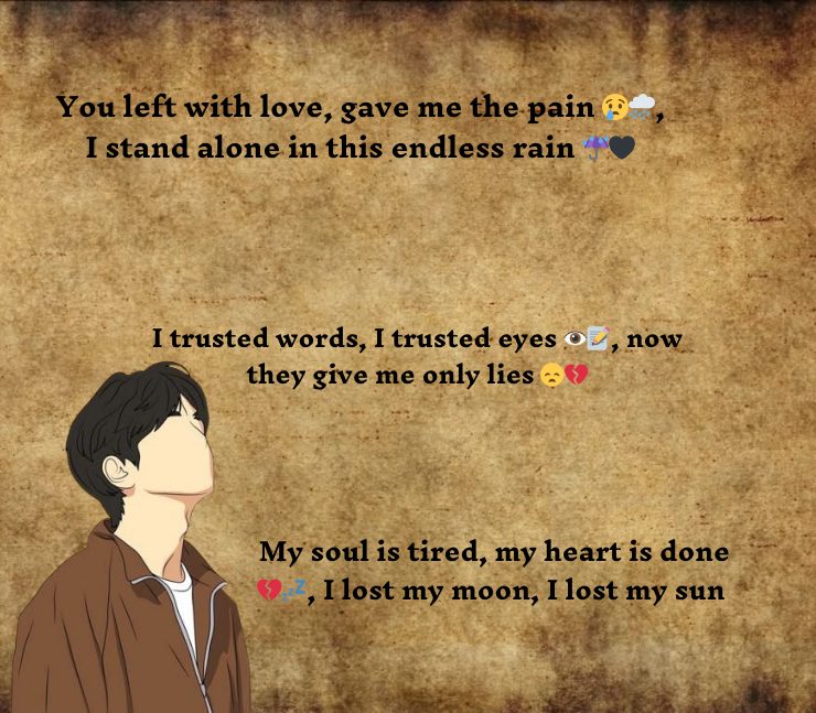 Sad shayari in english