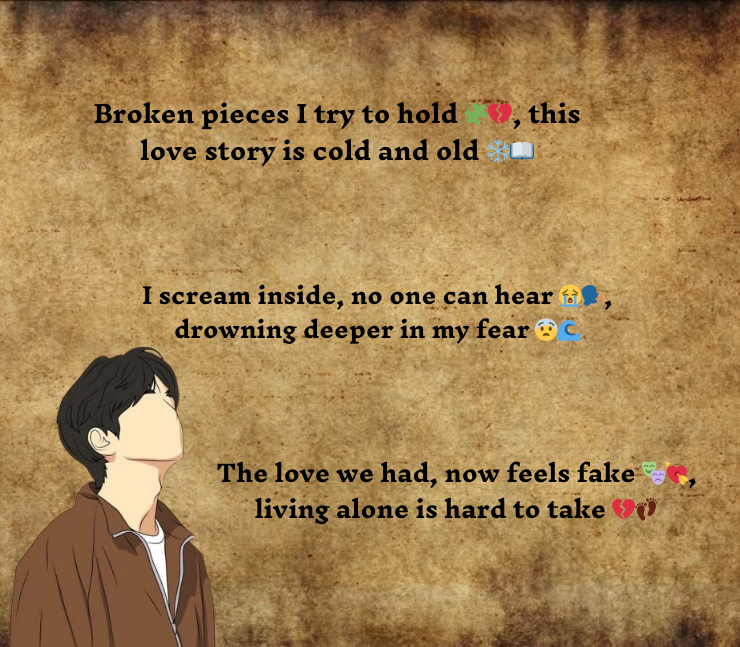 Sad shayari in english