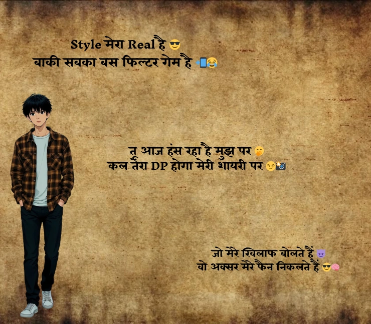 instagram attitude shayari 