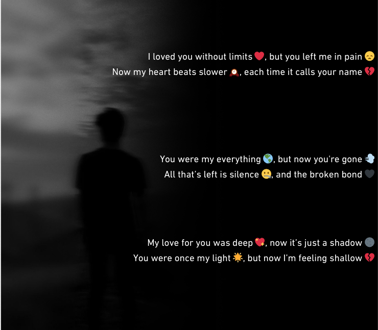 2 line heart broken shayari in english