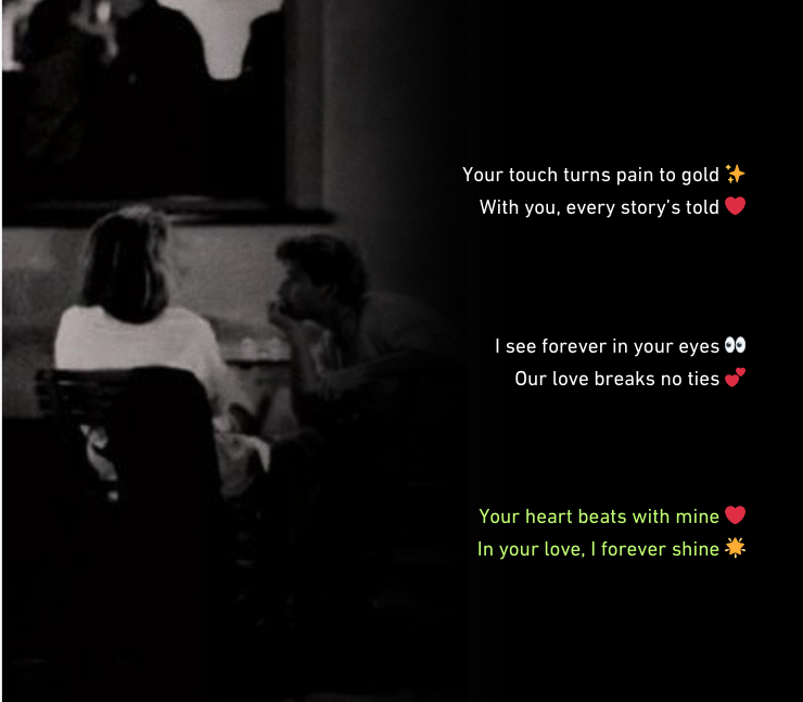 stylish shayari प्यार english 2 line