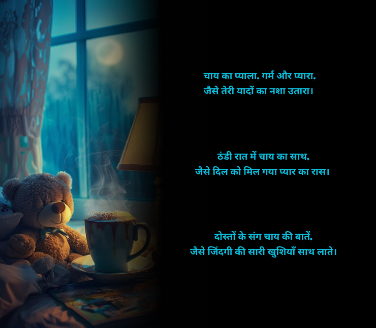 चाय पर शायरी 2 लाइन