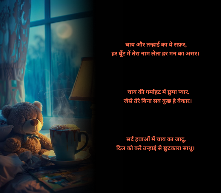 चाय पर शायरी 2 लाइन