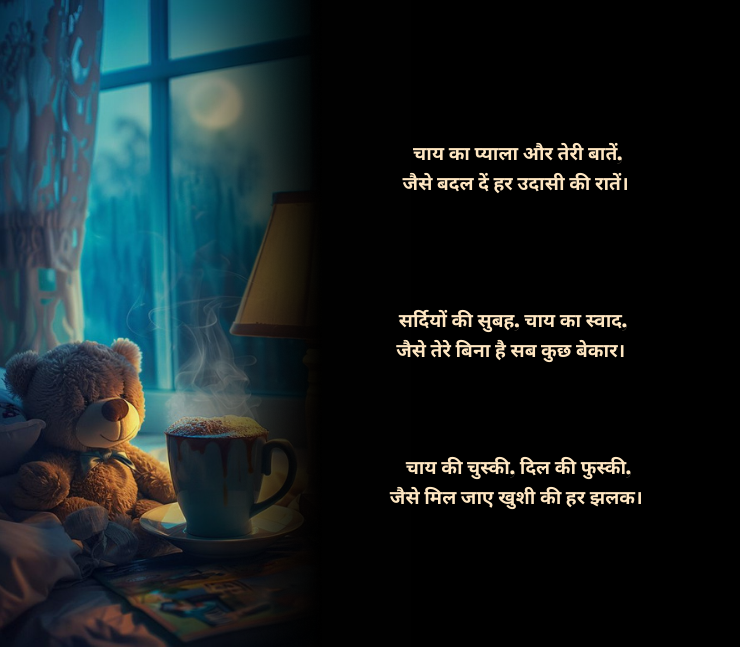 चाय पर शायरी 2 लाइन