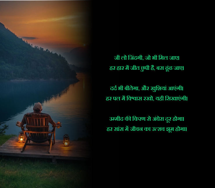 जी लो जिंदगी शायरी 