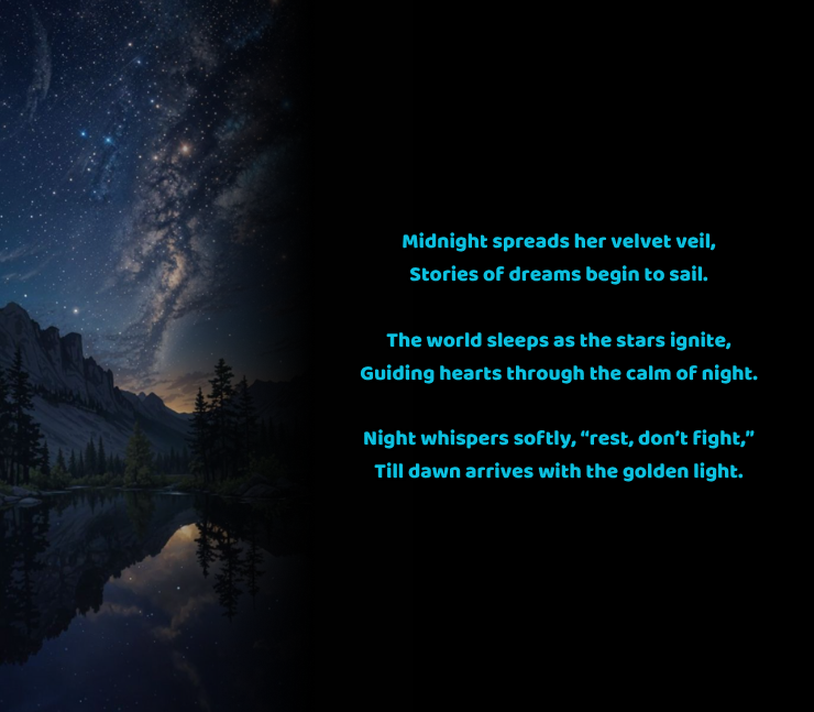 night shayari in english