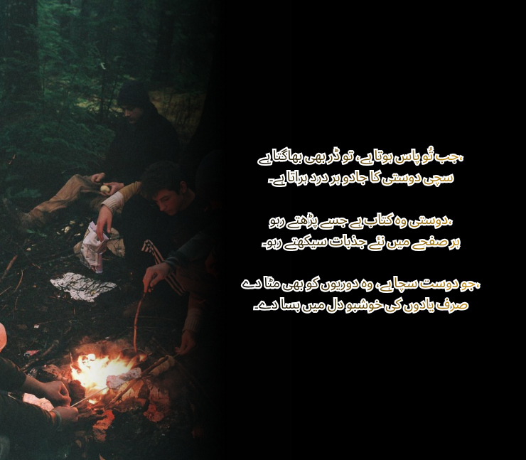 dosti shayari best friend poetry in urdu