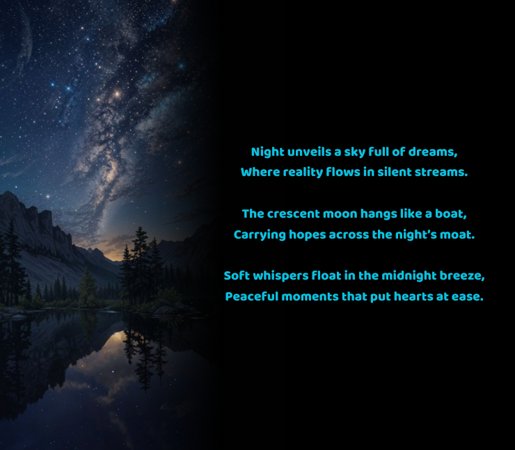 night shayari in english