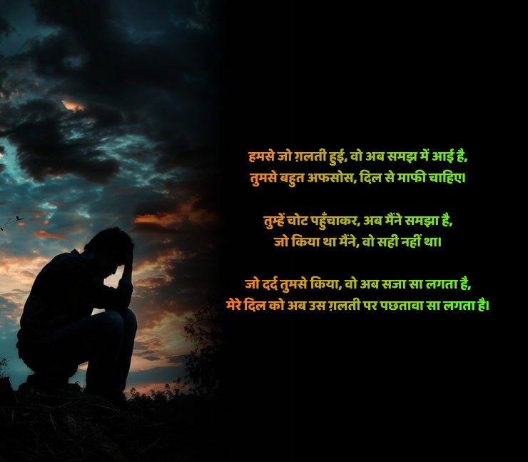 Hurt Sorry Shayari