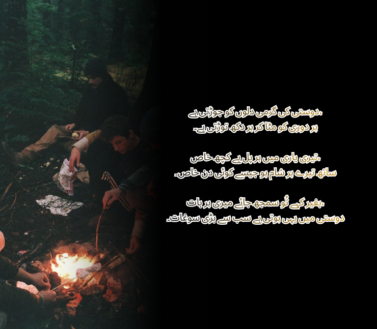 dosti shayari best friend poetry in urdu