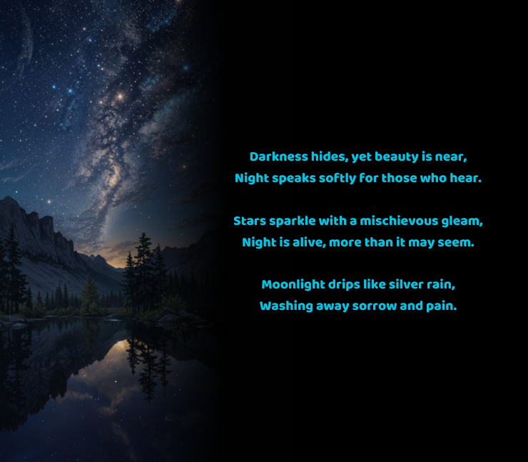 night shayari in english