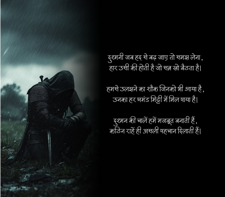 Dushmani Shayari in Hindi